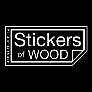 Logo Stickers Of Wood